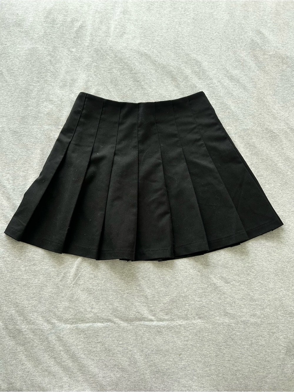 Simons Black Pleated Mini Skirt